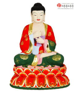 비로자나불 (동,채색) 3자 좌대1자 비로자나부처님 비로자나불상 동불 법당용품 불사용품